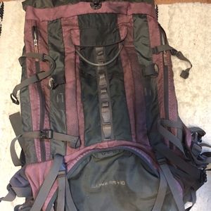 Used Alpinizmo Luna 65+10 woman's hiking backpack
